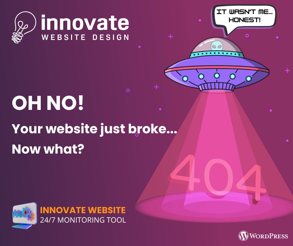 OH NO! Your website just broke... Now what